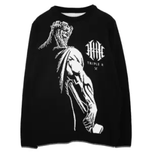Image of WWE Mens King Of Kings Triple H Knitted Jumper (XXL) (Black)