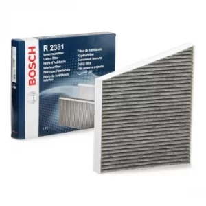 Image of Bosch Pollen Filter MERCEDES-BENZ 1 987 432 381 2118300018,2118300318,A2118300018 Cabin Filter,Cabin Air Filter,Filter, interior air A2118300318