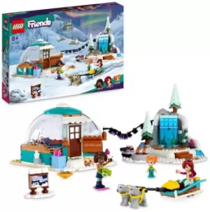 image of LEGO Friends Igloo Holiday Adventure Camping Set 41760