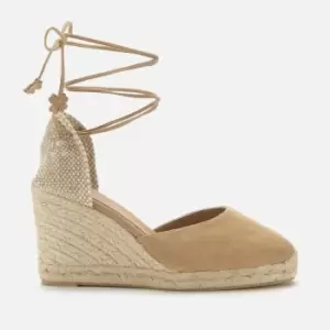 image of Castaner Womens Carina Wedged Espadrille Sandals - Tostado - UK 4.5