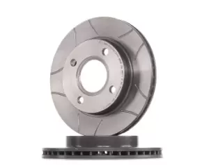 Image of BREMBO Brake disc 09.6727.77 Brake rotor,Brake discs FORD,MAZDA,Fiesta Mk4 Schragheck (JAS, JBS),KA (RB_),FIESTA III (GFJ),PUMA (EC_)