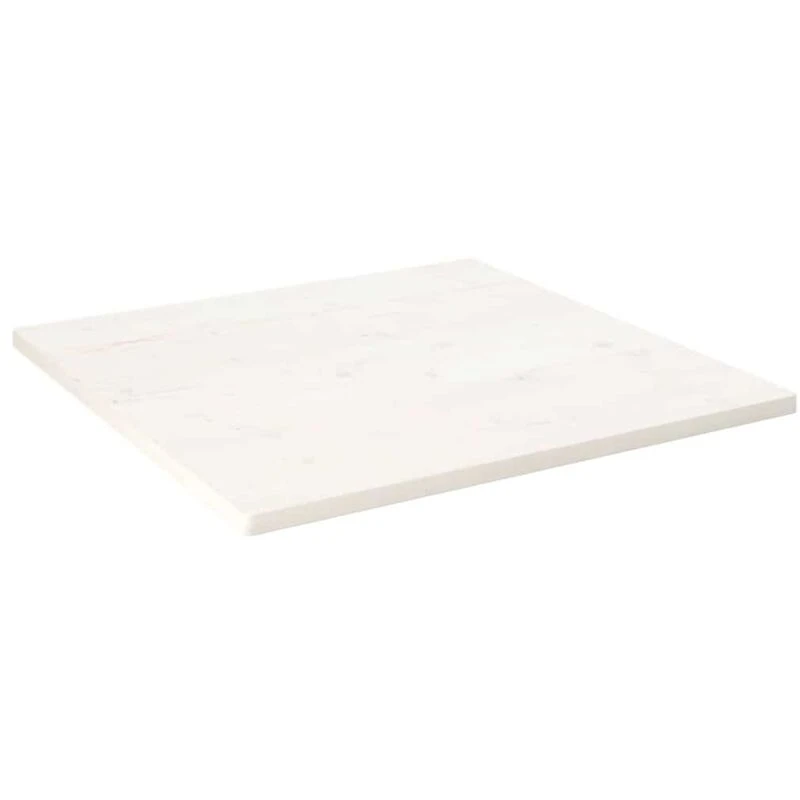 Image of VIDAXL Table Top White 90x90x2.5cm Solid Wood Pine Square vidaXL 8720845799601