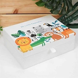 image of Jungle Baby Paperwrap Keepsake Box