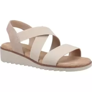 Image of Fleet & Foster Womens Freesia Memory Foam Leather Sandals UK Size 6 (EU 39)