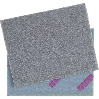 image of Single Sided Silicone Carbide Abrasive Coated Sponge Pad, 110 X 140 X 5MM - Fine