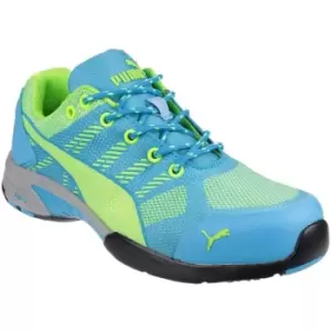Image of Puma Safety Womens/Ladies Celerity Knit Lace Up Safety Trainers (3 UK) (Blue) - Blue