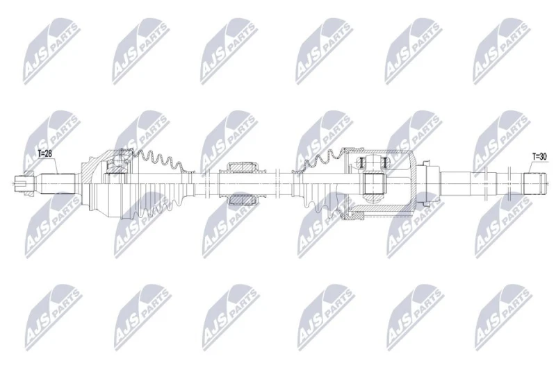 Image of NTY Drive shaft NTY NPW-MS-122