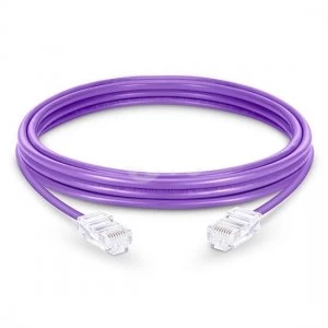 Image of Patch Cord RJ45 CAT.5e F/UTP Purple - 0.15 M Full Copper
