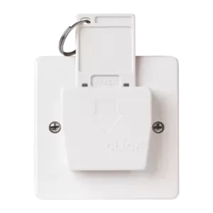 Image of Click Scolmore Mode 20A Double Pole Keyfob Switch Polar White - CMA620