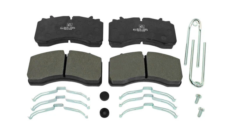 Image of DT Spare Parts 10.34126 Brake pad set Rear Axle Brake Pad Set,disc brake (402)
