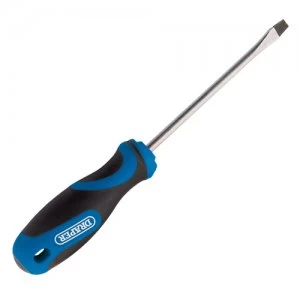 Image of Draper Soft Grip Plain Slot Screwdriver 150mm x 6mm