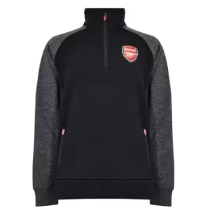 Image of Source Lab FC quarter Zip Jacket 2022/2023 Mens - Black