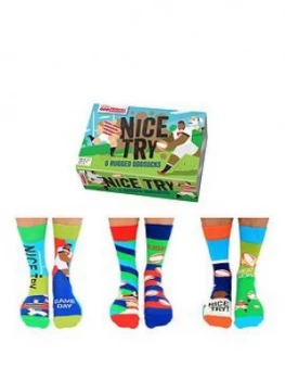 Image of United Oddsocks - Nice Try - Mens