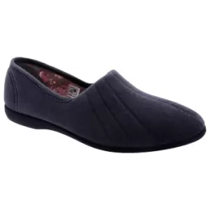 Image of Mirak Andrea Touch Fastening Slipper Female Navy UK Size 8