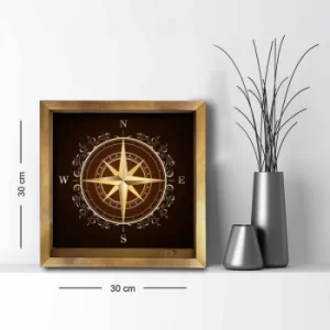 Image of 3030AHS-046 Multicolor Decorative Framed MDF Painting