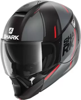 Image of Shark Evojet Vyda Mat Black Anthracite Red S