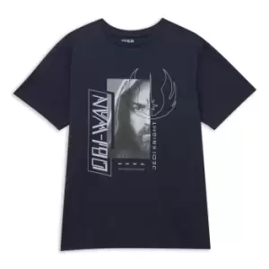 Image of Star Wars Jedi Sci-Fi Collage Mens T-Shirt - Navy - L