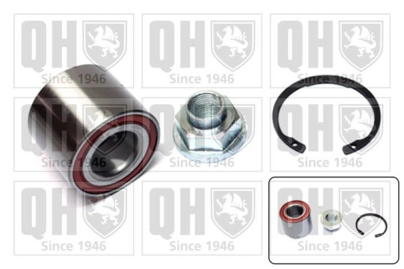 Image of QUINTON HAZELL Wheel bearing kit QUINTON HAZELL QWB1421