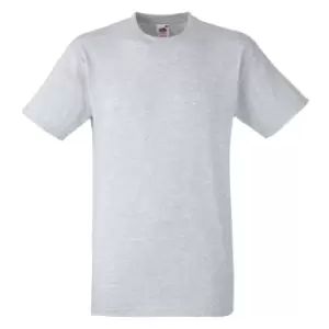 Image of Fruit Of The Loom Mens Heavy Weight BelcoroA Cotton Short Sleeve T-Shirt (M) (Heather Grey)