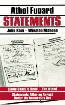 Image of Statements by Athol Fugard Book