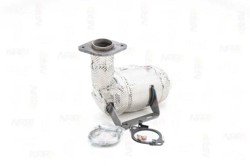 Image of NAP carparts CAK11584 Catalytic Converter with fastening/mounting material Ceramic Catalyst Converter (429)