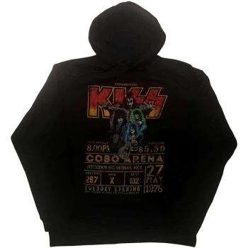 image of KISS - Cobra Arena '76 Unisex Large Hoodie - Black