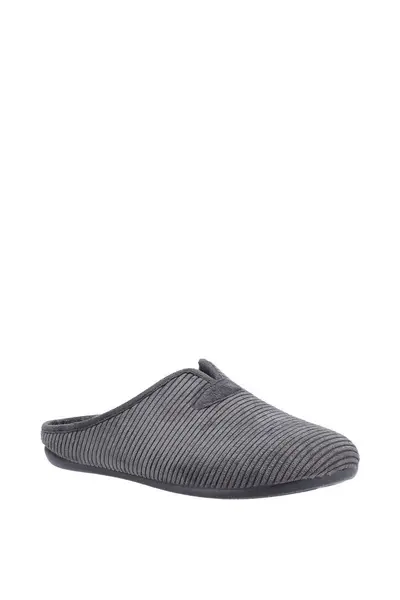 image of Cotswold 'Blackbird' Mule Slipper Grey