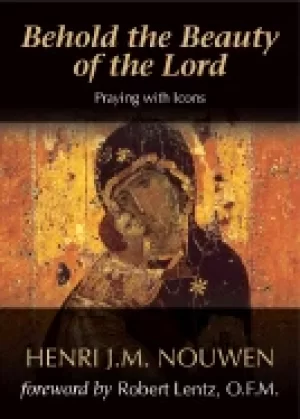 Image of behold the beauty of the lord praying with icons