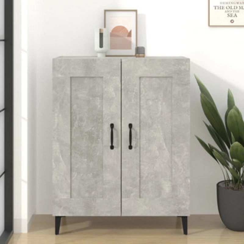 Image of VIDAXL Sideboard Concrete Grey 69.5x34x90cm Engineered Wood Vidaxl 8720287080107