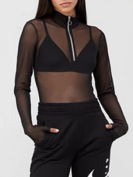 image of Nike NSW Icon Clash Bodysuit - Black, Size L, Women