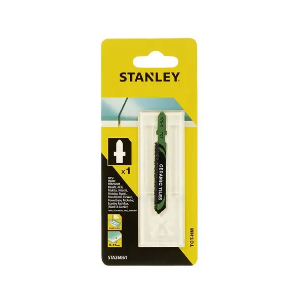 image of Stanley Jigsaw Blade Tile/Fibreglass - STA26061-XJ