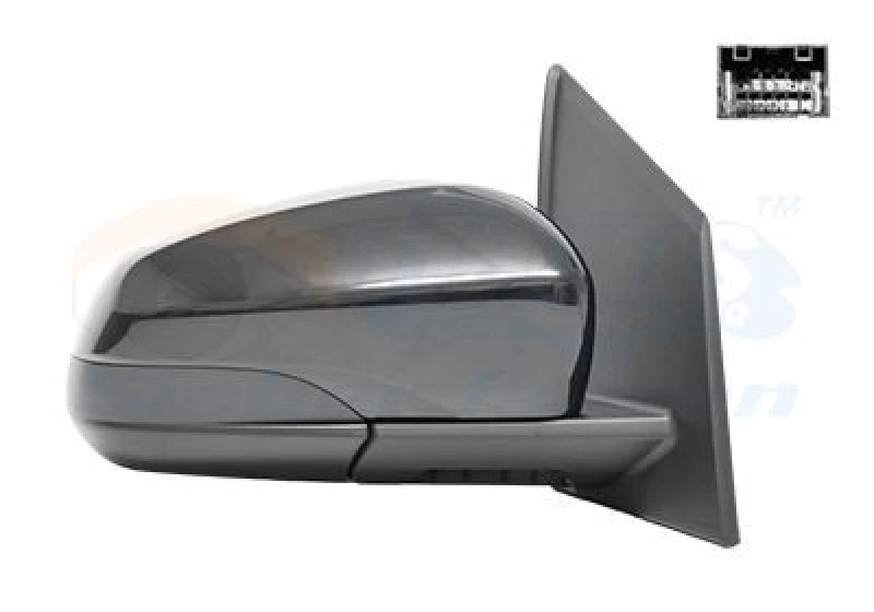 Image of VAN WEZEL Wing mirror VAN WEZEL 3726806