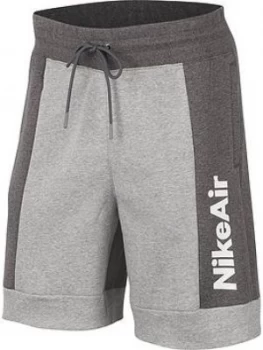 image of Nike Air Fleece Short - Dark Grey, Size XL, Men