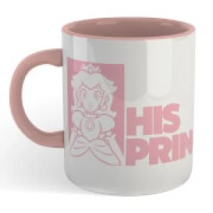 Image of Super Mario His Princess Mug - White/Pink
