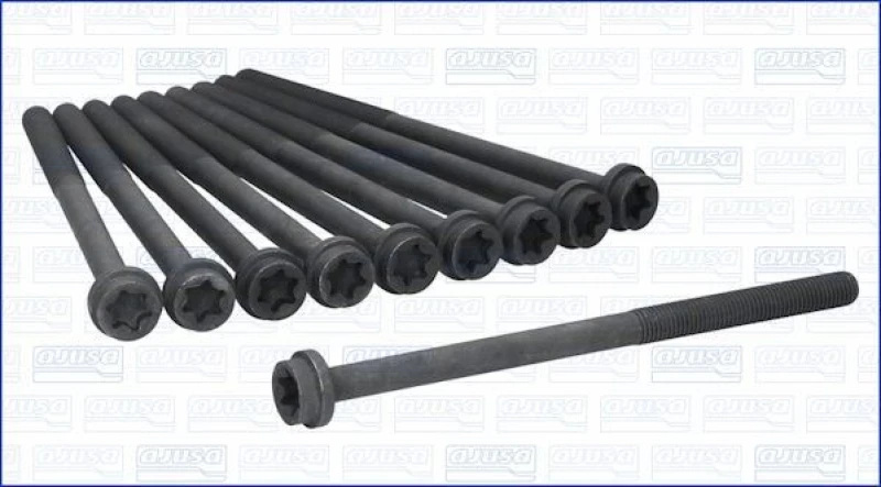 Image of AJUSA Bolt Kit, cylinder head AJUSA 81061500