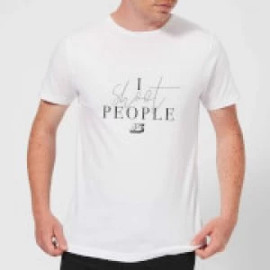 Image of I Shoot People T-Shirt - White - 3XL