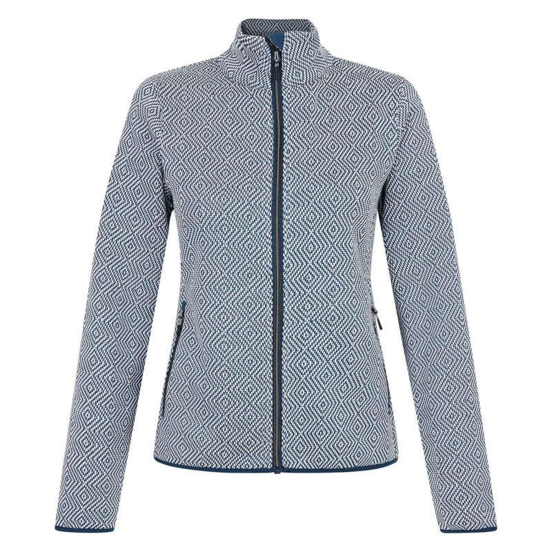 Image of Dare 2b Descend Full-Zip Sweatshirt Blue-White female 8