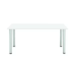Image of Jemini Rectangular Meeting Table 1200x800x730mm White KF840185