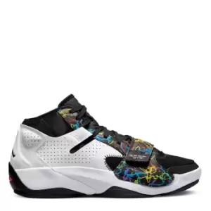 Image of Nike Zion 2, Black/White-Green Strike-Bright Crimson, size: 10, Male, Basketball Performance Low, DO9071-003