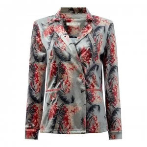 Image of Sofie Schnoor Velvet Jacket - 5001 L Blue