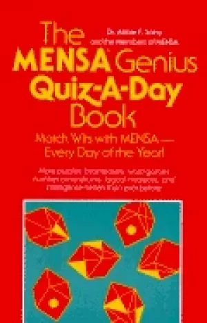 Image of mensa genius quiz a day book