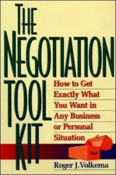 Image of The negotiation toolkit by Volkema