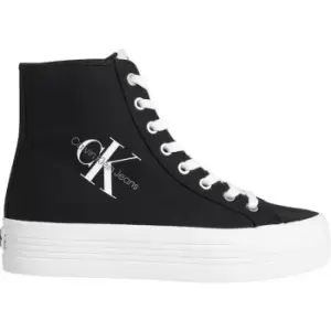 Image of Calvin Klein Jeans Vulcanized Flatform Mid Cut - Black