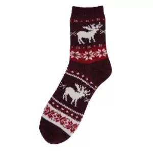 image of Nevica Cabin Socks Mens - Red