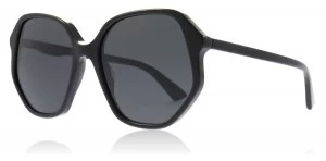 Image of Gucci GG0258S Sunglasses Black 001 56mm