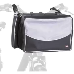 Image of Trixie - Front Bicycle Basket for Pet 41x26x26cm Black and Grey Black