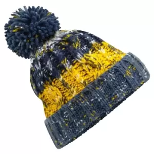 Image of Beechfield Womens/Ladies Corkscrew Pom Pom Beanie (One Size) (Morning Frost)