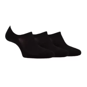 Image of Jeep 3 Pack Bamboo No-Show Socks Ladies - Black