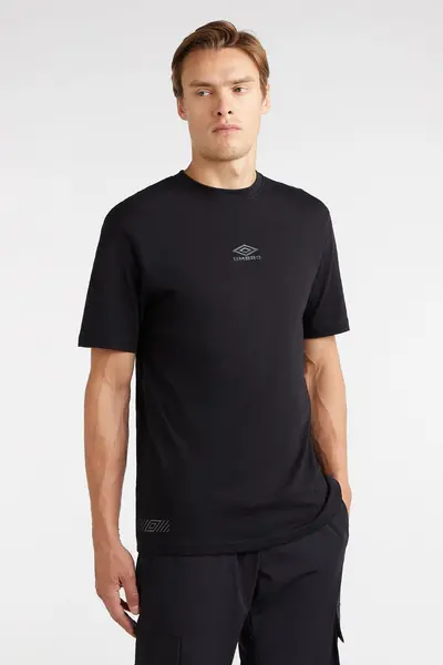 image of Umbro City Silo Crew Tee Black