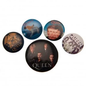 image of Queen Button Badge Set